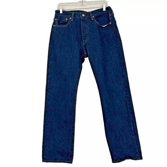 Levi's 501 Original Fit Button Fly Jeans size 32" x 30" (14) - Picture 1 of 9